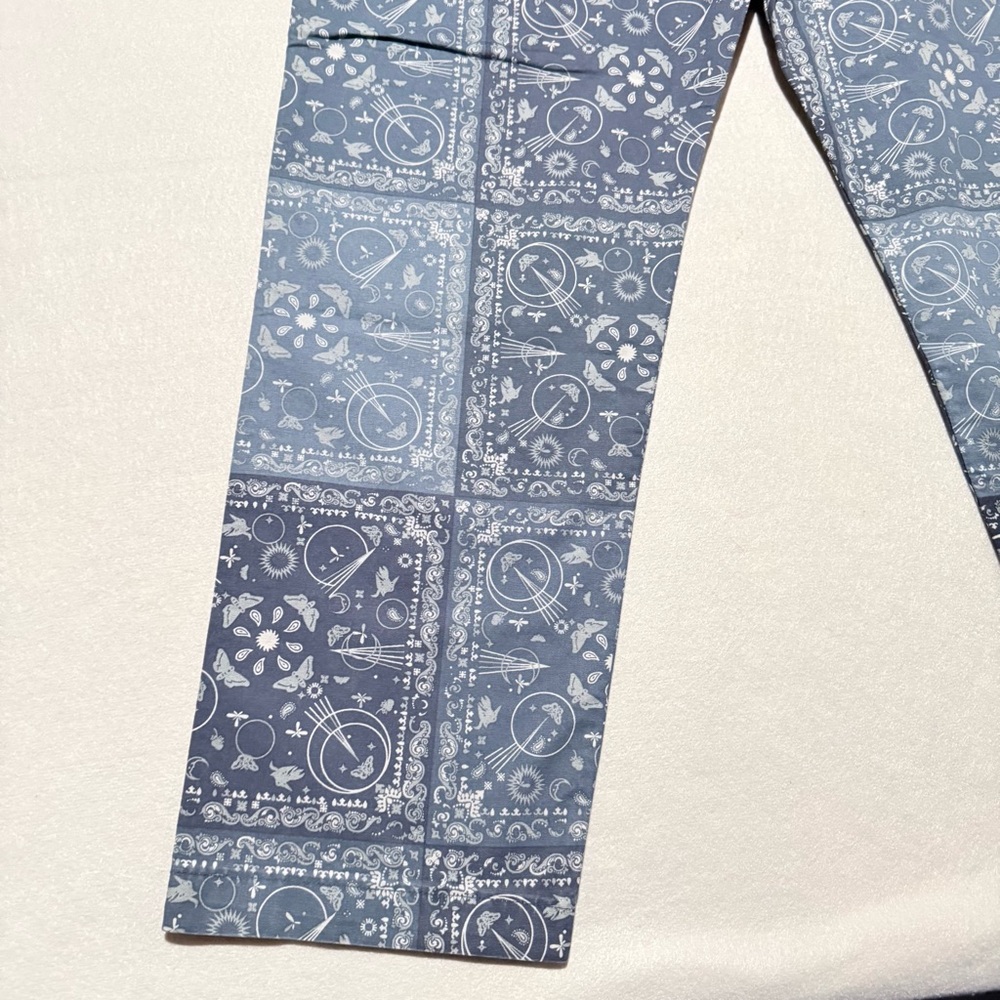 Levi's Premium Utility Bandana Printed Chore Pants Stretch Straight 36X32 NWT - Picture 7 of 10